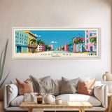 Jose C. Paz, Argentina Panoramic Canvas Print, Jose C. Paz, Argentina Painting, Argentina Art, Jose C. Paz Travel Poster, Travel Art, Vacation Gift