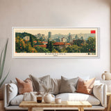 Kunming, China Panoramic Canvas Print, Kunming, China Painting, China Art, Kunming Travel Poster, Travel Art, Housewarming Gift