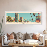 La Florida, Chile Panoramic Canvas Print, La Florida, Chile Painting, Chile Art, La Florida Travel Poster, Travel Art, Guest Room Painting