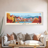 La Rioja, Argentina Panoramic Canvas Print, La Rioja, Argentina Painting, Argentina Art, La Rioja Travel Poster, Travel Art, Guest Room Painting