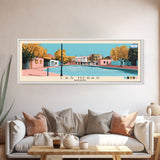 Las Heras, Argentina Panoramic Canvas Print, Las Heras, Argentina Painting, Argentina Art, Las Heras Travel Poster, Travel Art, Vacation Gift