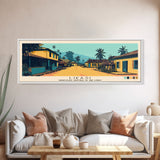 Likasi, Congo Panoramic Canvas Print, Likasi, Congo Painting, Congo Art, Likasi Travel Poster, Travel Art, Guest Room Painting