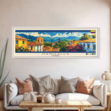 Manizales, Colombia Panoramic Canvas Print, Manizales, Colombia Painting, Colombia Art, Manizales Travel Poster, Travel Art, Housewarming Gift