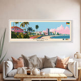 Maputo, Mozambique Panoramic Canvas Print, Maputo, Mozambique Painting, Mozambique Art, Maputo Travel Poster, Travel Art, Guest Room Painting