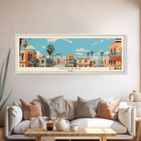 Mosul, Iraq Panoramic Canvas Print, Mosul, Iraq Painting, Iraq Art, Mosul Travel Poster, Travel Art, Housewarming Gift