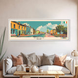 Navan, Ireland Panoramic Canvas Print, Navan, Ireland Painting, Ireland Art, Navan Travel Poster, Travel Art, Living Room Painting