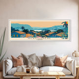 Ngaoundere, Cameroon Panoramic Canvas Print, Ngaoundere, Cameroon Painting, Cameroon Art, Ngaoundere Travel Poster, Travel Art, Housewarming Gift