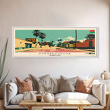 Ouahigouya, Burkina Faso Panoramic Canvas Print, Ouahigouya, Burkina Faso Painting, Burkina Faso Art, Ouahigouya Travel Poster, Travel Art, Vacation Gift