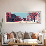 Paisley, Scotland Panoramic Canvas Print, Paisley, Scotland Painting, Scotland Art, Paisley Travel Poster, Travel Art, Housewarming Gift