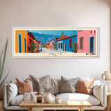 Paita, Peru Panoramic Canvas Print, Paita, Peru Painting, Peru Art, Paita Travel Poster, Travel Art, Guest Room Painting