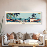 Palmira, Colombia Panoramic Canvas Print, Palmira, Colombia Painting, Colombia Art, Palmira Travel Poster, Travel Art, Vacation Gift