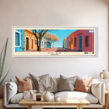 Pilar, Argentina Panoramic Canvas Print, Pilar, Argentina Painting, Argentina Art, Pilar Travel Poster, Travel Art, Vacation Gift