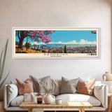 Randburg, South Africa Panoramic Canvas Print, Randburg, South Africa Painting, South Africa Art, Randburg Travel Poster, Travel Art, Guest Room Painting