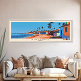 Rufisque, Senegal Panoramic Canvas Print, Rufisque, Senegal Painting, Senegal Art, Rufisque Travel Poster, Travel Art, Guest Room Painting