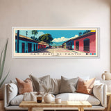 San Juan de Pasto, Colombia Panoramic Canvas Print, San Juan de Pasto, Colombia Painting, Colombia Art, San Juan de Pasto Travel Poster, Travel Art, Living Room Painting