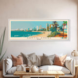 Santo Andre, Brazil Panoramic Canvas Print, Santo Andre, Brazil Painting, Brazil Art, Santo Andre Travel Poster, Travel Art, Living Room Painting