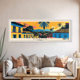 Soacha, Colombia Panoramic Canvas Print, Soacha, Colombia Painting, Colombia Art, Soacha Travel Poster, Travel Art, Guest Room Painting