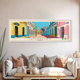 Tacuarembo, Uruguay Panoramic Canvas Print, Tacuarembo, Uruguay Painting, Uruguay Art, Tacuarembo Travel Poster, Travel Art, Vacation Gift