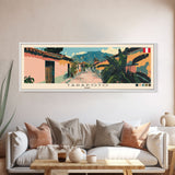 Tarapoto, Peru Panoramic Canvas Print, Tarapoto, Peru Painting, Peru Art, Tarapoto Travel Poster, Travel Art, Vacation Gift