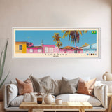 Teresina, Brazil Panoramic Canvas Print, Teresina, Brazil Painting, Brazil Art, Teresina Travel Poster, Travel Art, Vacation Gift