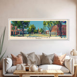 Toowoomba, Australia Panoramic Canvas Print, Toowoomba, Australia Painting, Australia Art, Toowoomba Travel Poster, Travel Art, Vacation Gift