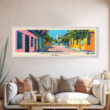 Valledupar, Colombia Panoramic Canvas Print, Valledupar, Colombia Painting, Colombia Art, Valledupar Travel Poster, Travel Art, Vacation Gift