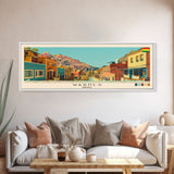 Warnes, Bolivia Panoramic Canvas Print, Warnes, Bolivia Painting, Bolivia Art, Warnes Travel Poster, Travel Art, Living Room Painting