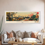 Zhengzhou, China Panoramic Canvas Print, Zhengzhou, China Painting, China Art, Zhengzhou Travel Poster, Travel Art, Guest Room Painting