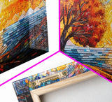 Sunset, Lake Art, Mosaic Wall Art, Abstract Wall Print, Canvas Print, Wall Hanging, Panoramic Art, Bedroom Teen Girl Art, Gifts For Grandma