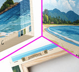 Pantai Cenang, Malasyia Panoramic Print, Vacation Gift, Malasyia Wall Art, Vacation Wall Art, Vacatation Memories, Beach Decor, Beach Or Lakehouse Art