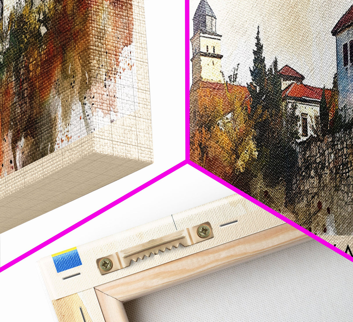 Kruevac Serbia Travel Art, City Art, Framed Canvas Print or Metal Wall Art, Europe Travel Poster, Panoramic Wall Art, Extra Wide Wall Art