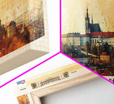 Martin Slovakia Travel Art, City Art, Framed Canvas Print or Metal Wall Art, Europe Travel Poster, Panoramic Wall Art, Extra Wide Wall Art