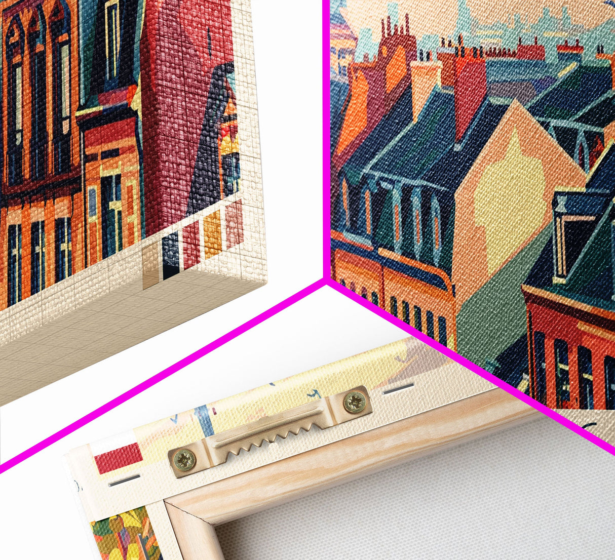 Groningen Netherlands Travel Art, City Art, Framed Canvas Print or Metal Wall Art, Europe Travel Poster, Panoramic Wall Art, Extra Wide Wall Art