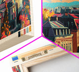 Mykolaiv Ukraine Wall Art, Panoramic Travel Poster, Panoramic Framed Canvas Print, City Wall Art, Wall Hanging Home Decor, Travel Art