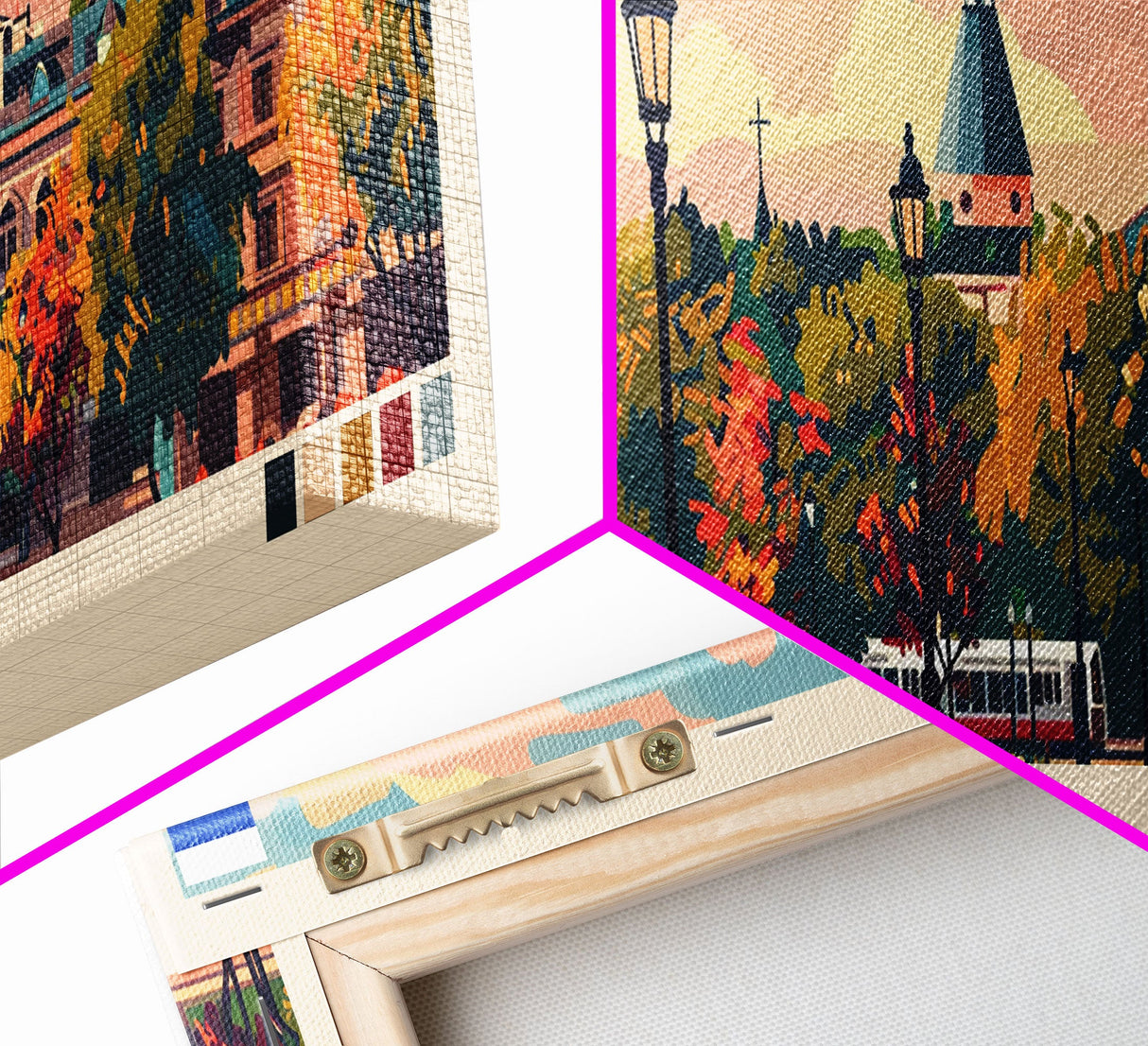 Tver Russia Travel Art, City Art, Framed Canvas Print or Metal Wall Art, Europe Travel Poster, Panoramic Wall Art, Extra Wide Wall Art