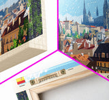 Burgos Spain Wall Art, Panoramic Travel Poster, Panoramic Framed Canvas Print, City Wall Art, Wall Hanging Home Decor, Travel Art