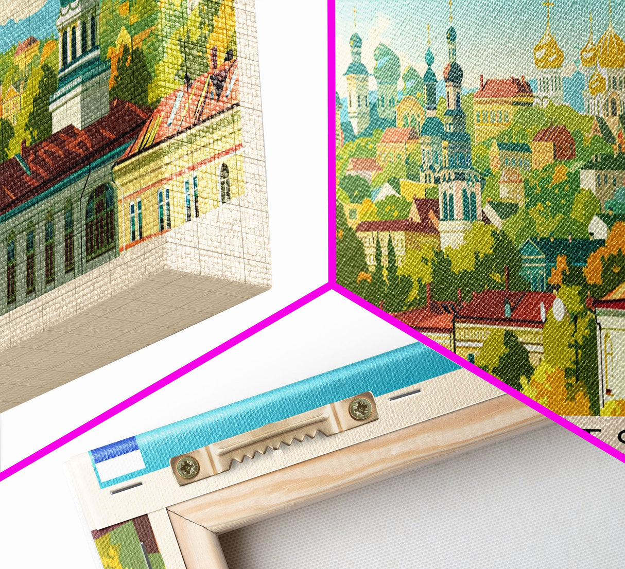 Lyubertsy Russia Travel Art, City Art, Framed Canvas Print or Metal Wall Art, Europe Travel Poster, Panoramic Wall Art, Extra Wide Wall Art