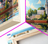 Tver Russia Travel Art, City Art, Framed Canvas Print or Metal Wall Art, Europe Travel Poster, Panoramic Wall Art, Extra Wide Wall Art