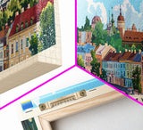 Zhytomyr Ukraine Travel Art, City Art, Framed Canvas Print or Metal Wall Art, Europe Travel Poster, Panoramic Wall Art, Extra Wide Wall Art