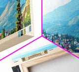 Goma, Congo Travel Poster Panoramic Canvas Print, Goma, Congo Painting, Congo Art, Goma Travel Art, Guest Room Painting