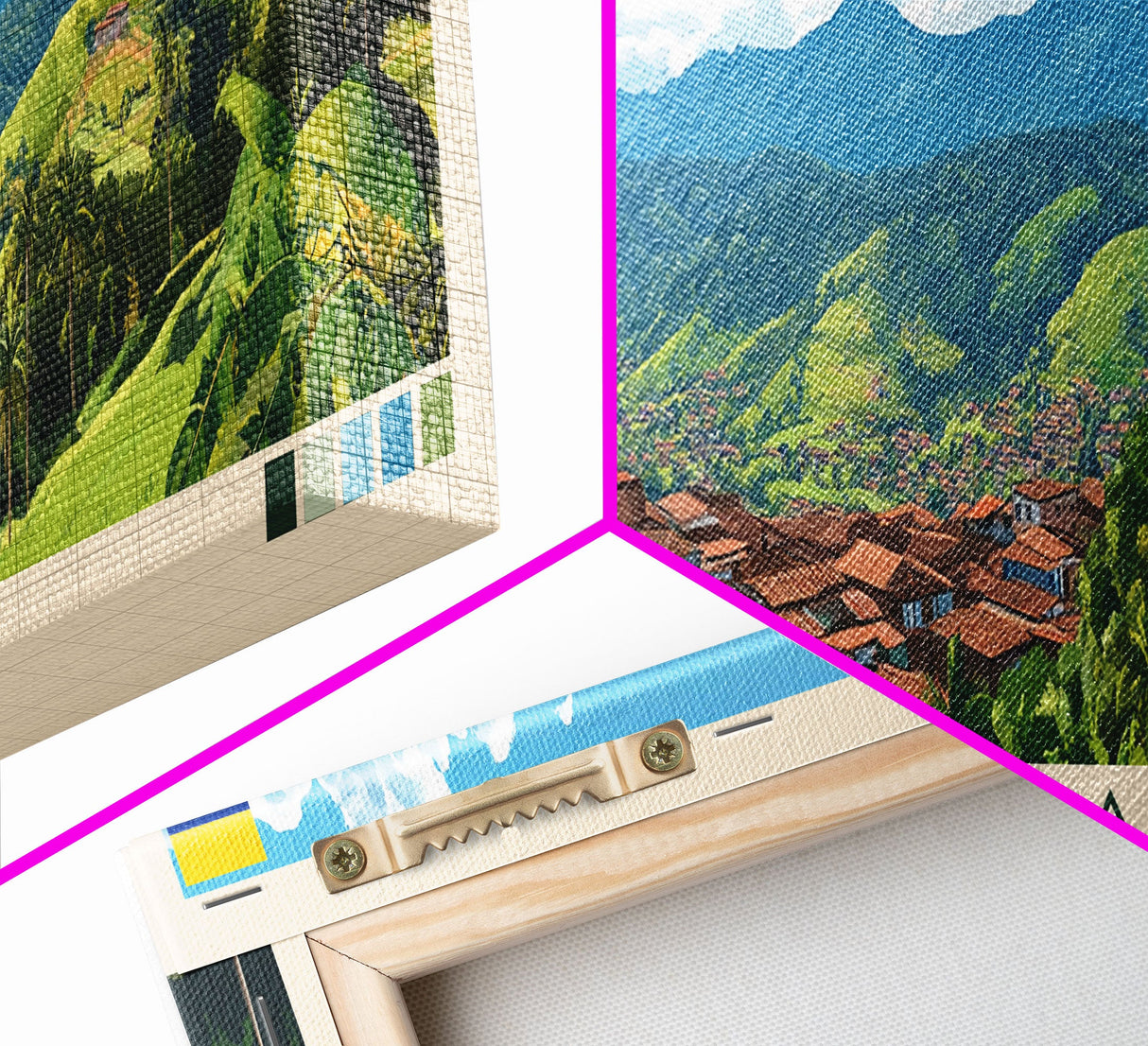 Soledad, Colombia Travel Poster Panoramic Canvas Print, Soledad, Colombia Painting, Colombia Art, Soledad Travel Art, Guest Room Painting