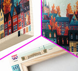 Coventry, England Panoramic Canvas Print, Coventry, England Painting, England Art, Coventry Travel Poster, Travel Art, Living Room Painting