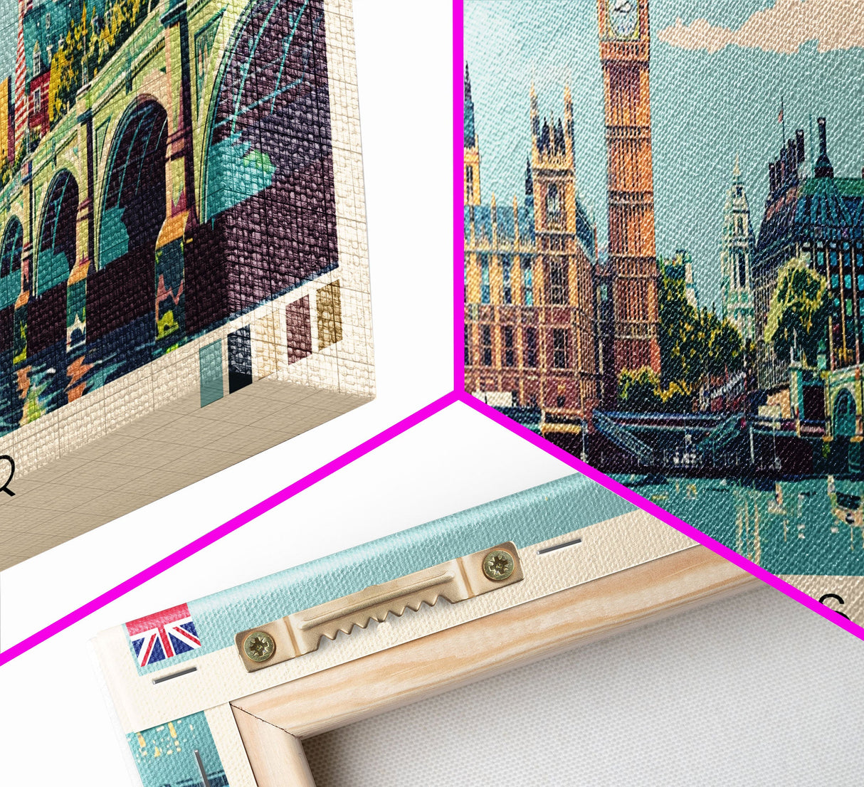 Westminster, England Panoramic Canvas Print, Westminster, England Painting, England Art, Westminster Travel Poster, Travel Art, Vacation Gift