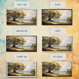 Lake Wall Art, Tree Art, Nature Landscape Wall Art, Panoramic Art, Wall Art, Canvas Art, Landscape Art, Real Estate Gift, Above Bed Art