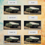 Classic Car Wall Art, Car Art, Automotive Art, Panoramic Art, Wall Art, Canvas Art, Landscape Art, Landscape Print, Gift For Car Lovers