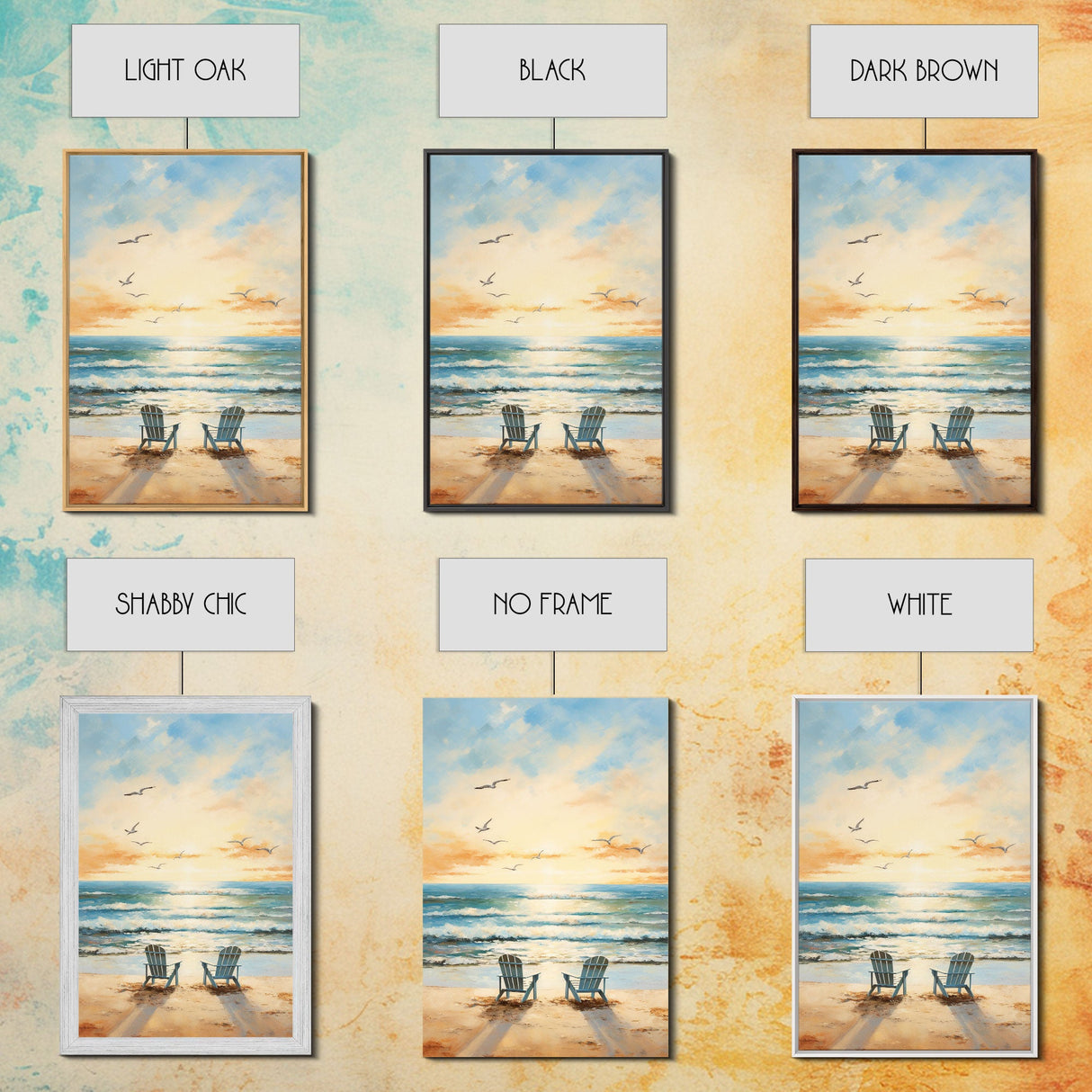 Calming Wall Art, Beach Print, Sunset Art, Relaxing Wall Art, Canvas Print, Wall Art, Vertical Print, Beach Chair, Coastal Wall Decor