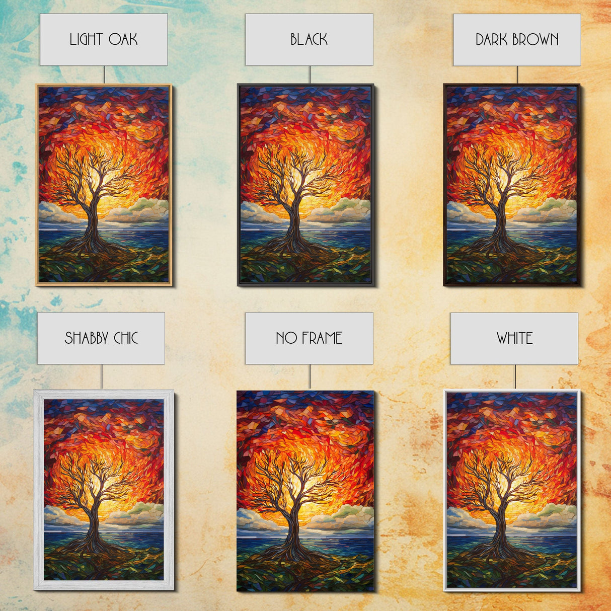 Burning Tree Art, Abstract Art, Tree Wall Art, Canvas Print, Wall Hanging, Portrait Art, Thank You Gift, Bedroom Prints, Indie Room Decor