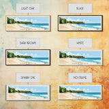 Gibbs Beach, Barbados Panoramic Beach Print, Vacation Gift, Barbados Wall Art, Beach Painting, Beach Decor, Beach Painting