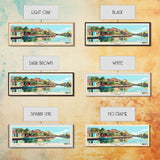 Hoi An, Vietnam Panoramic Beach Print, Vacation Gift, Vietnam Wall Art, Framed Canvas Print, Framed Beach Painting