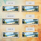 Kogal Bay Beach, South Africa Panoramic Beach Print, Vacation Gift, South Africa Wall Art, Beach Painting, Beach Decor, Beach Painting